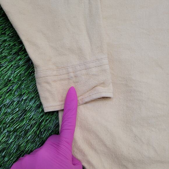 Vintage Woolrich Flannel Button Shirt Womens Medium 19x26 Yellow - Picture 4 of 14